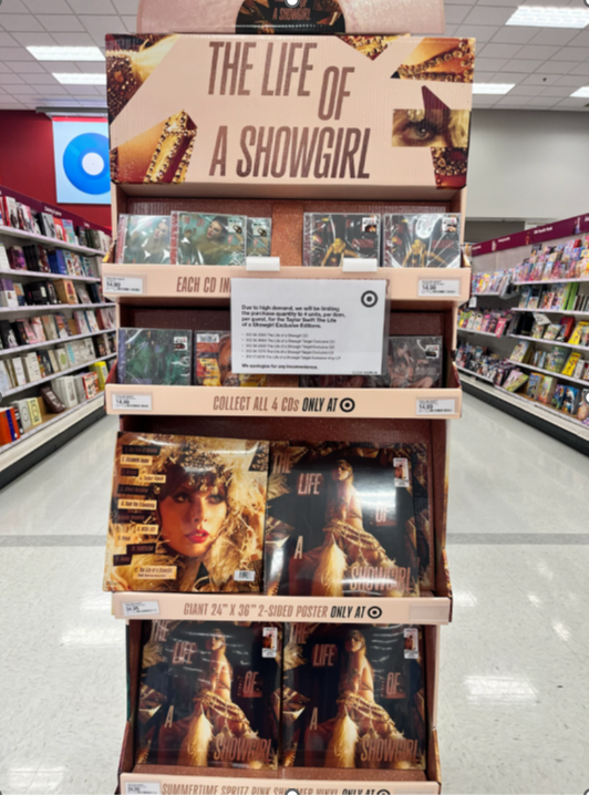 Taylor Swift’s new album “Life of a Showgirl” has sold over 4 million albums since it was released on Oct. 3, according to Billboard. The first single “Fate of Ophelia” is Swift’s 13th No. 1 single on the Billboard charts. Despite its commercial success, our reviewer rated the album one (out of five) stars.  