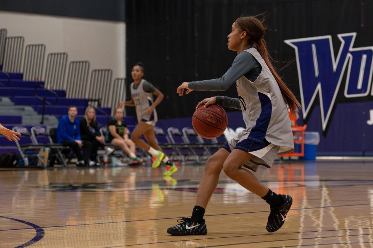 Samaiyya Williams sets up for a pass.