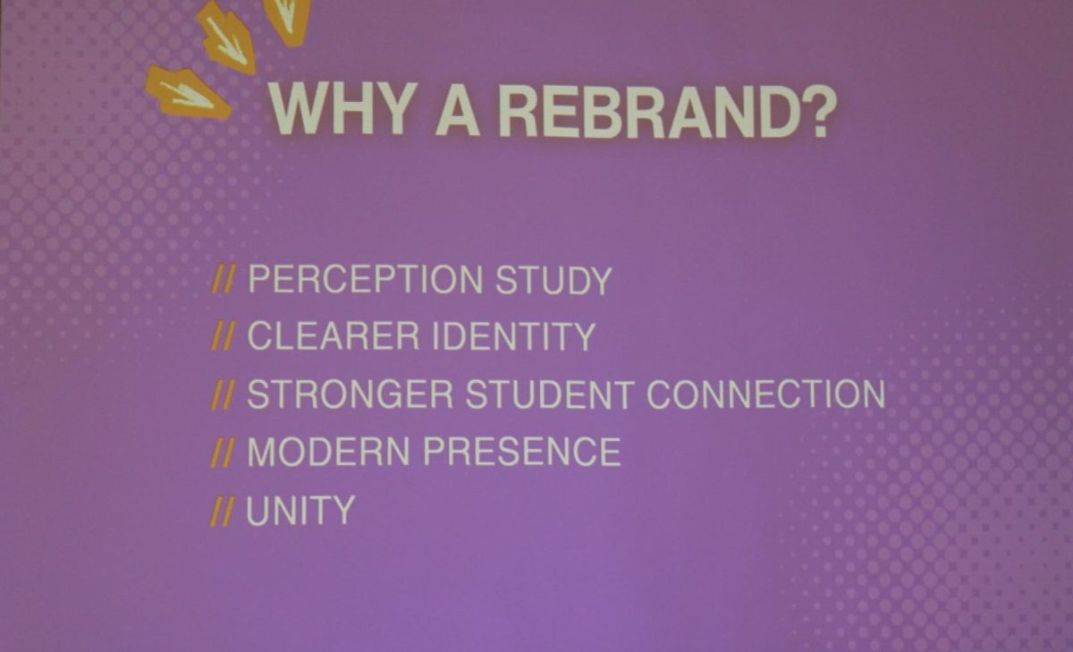 There were a few reasons as to why Joliet Junior  College sought to rebrand. Here are just a few of the reasons JJC President Dr. Clyne Namuo gave the crowd in his presentation.