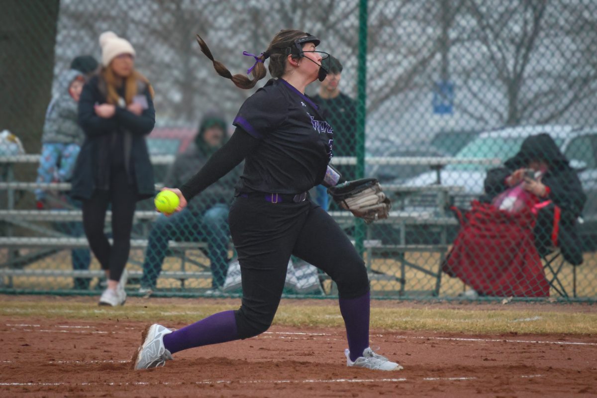 JJC Softball competes against Moraine Valley on March 3, 2026. The Wolves fell short 8-4.